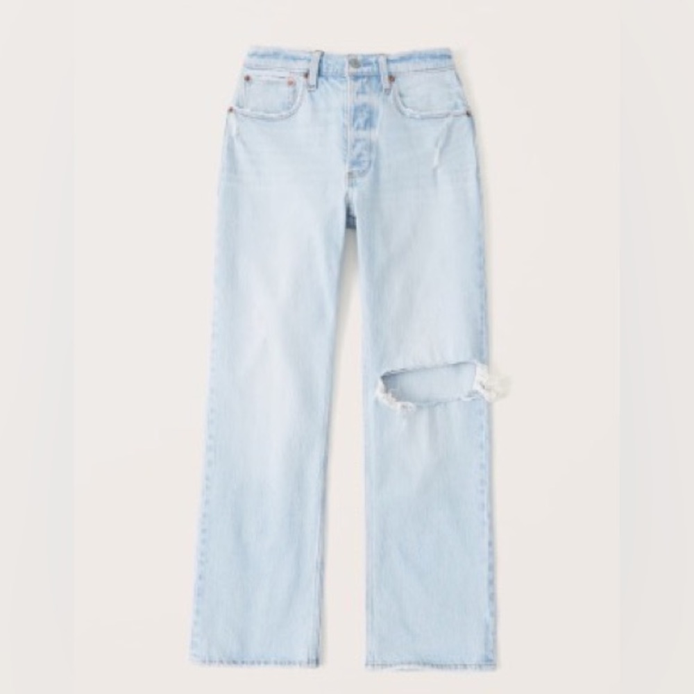 Abercrombie & Fitch The 90s Baggy Low Rise Jean